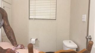 BREAKING IN OUR NEW BATHROOM WITH DEEP BBC BACKSHOTS!!