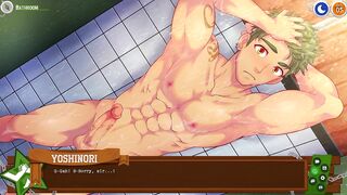 Camp Buddy: Scoutmaster Season | Aiden Showering with Yoshinori (Chest)