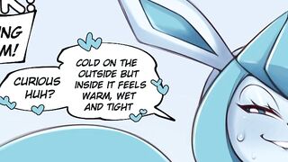 18+ Comic Dub - Glaceon's Pussy Is Warm, Moist and Tight- Voiced by me @HaruLuna Artist: @SXodium