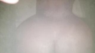 Big Bouncy African Ass Fucked in Shower