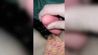 Playing hard with her pussy