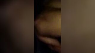 Cuckold husband driving while eater fucks wife