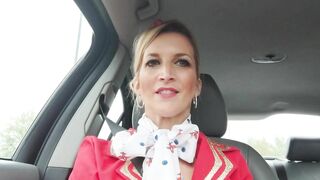 Air hostess Taxi Masturbation - Cosplay - Serenexx ????