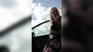 **Public*** Big Titted MILF Flashing Tits While Loading Groceries xxMissSwitchxx