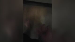 listening to my roommate pounds his new girl under shower leads to unexpected huge cumshot