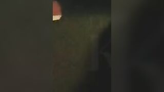 Lucky fan gets fucked outside of Lubbock bar