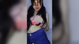 cute teen dancing in front of the camera ( ass and vagina close up)