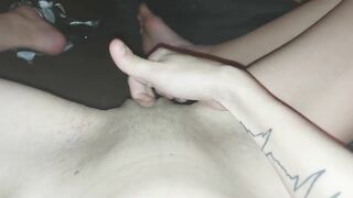 POV my horny pussy masturbating a skinny teen