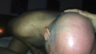 Grindr Cocksucker makes out with my big horny hung 8" cock