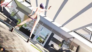 Sexy Nude Catgirl Mia Abracadabra Blender MMD 1513