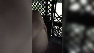 Masturbating outside almost caught