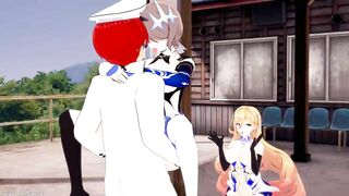 0409 -【R18-MMD】Honkai Impact 3rd 崩坏三 four Thicc valkyrie