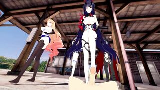 0409 -【R18-MMD】Honkai Impact 3rd 崩坏三 four Thicc valkyrie