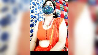 Desi Indian rajasthan wali aunty nude webcam show