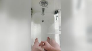 POV: Masturbating and Cumming in the Shower