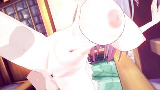 【Vtuber 百鬼あやめ】百鬼あやめがバックでセックスするだけLoop5