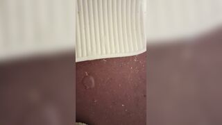 OMG! Cum on walls all around. After sex.