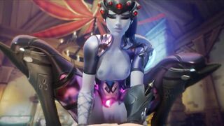 3D Compilation: Overwatch Mercy Widowmaker Tracer Sombra Uncensored Hentai