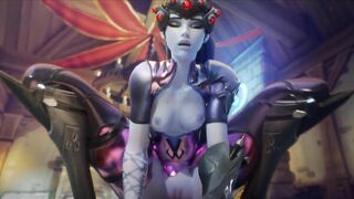 3D Compilation: Overwatch Mercy Widowmaker Tracer Sombra Uncensored Hentai