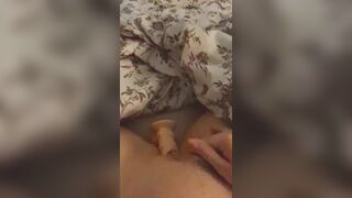 Huge Dildo for a 18 year old teen slut