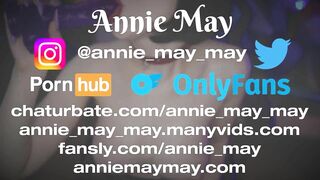 Ahegao schoolgirl stream compilation - Annie May May public show