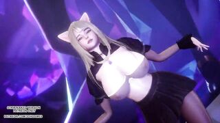 MMD Sistar - Shake It Ahri Sexy Kpop Dance League Of Legends KDA Korean Dance