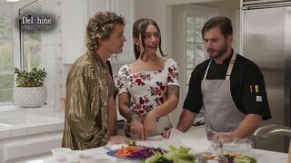 Delphine - April Olsen Leaves Enough Ass For All Of Her Cooks - LAA0072 - EP1