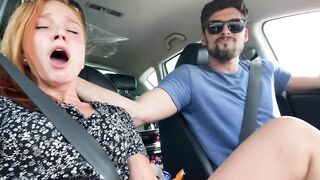 Orgasm in car and fun on hotel room