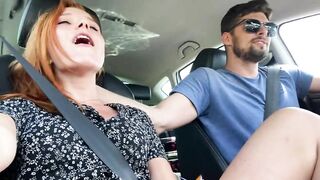 Orgasm in car and fun on hotel room