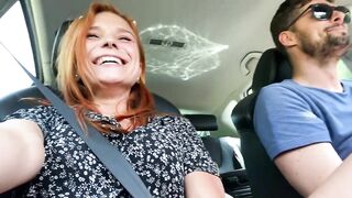 Orgasm in car and fun on hotel room