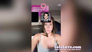 Babe flashes pussy while watching rocket launch, celebrity crushes, doing makeup & more - Lelu Love