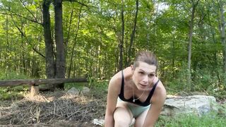 Washing My Body After Hiking