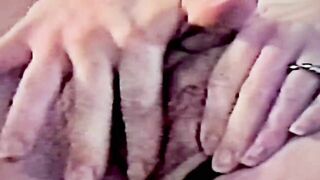 Wet Shaved Pussy Panty Tease American Milf Spreading Pink Porn