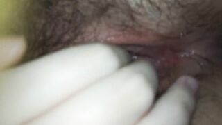 Stroking my clit after an orgasm