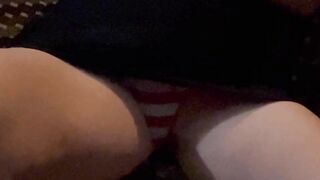 Peek at My Sexy Panties Show my American Milf Hairy Pussy