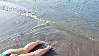 Big Booty On Beach