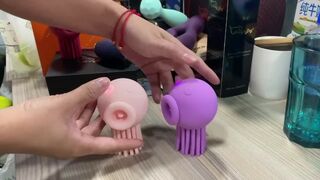 Tracy's Dog sex toy, cute octopus are DANCING together!!