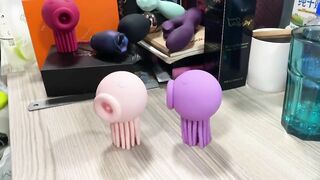 Tracy's Dog sex toy, cute octopus are DANCING together!!