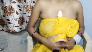 Indian sapan didi dildo kissing and fuking