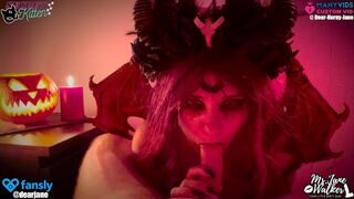 Halloween sex with demon girl