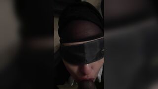 Shy Wife takes Monster Facial after teasing me all day