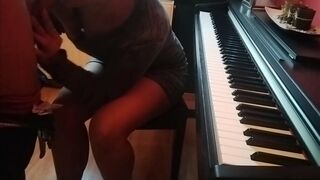 masturbates in piano lessons caught by teacher I have to suck him off.