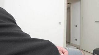 Risky Public Jerking off.Hijab married woman caught me in waiting room.