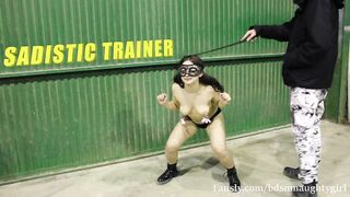 Sadistic exercise training for my slave 2 - Sadistic trainer ( BdsmNaughtyGirl )