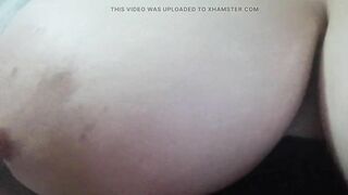 Stepmom shows her big tits to her stepson on video call