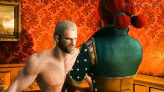 Geralt couldn't resist Triss Marigold,s Big Ass Witcher 3