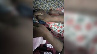 Tamil village wife hot back and handjob