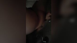 Tan babe is horny in the shower, toothbrush and vibrating razor