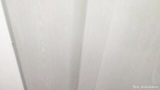 Quickie Public Dressing Room Blowjob. Got interrupted by the security guy