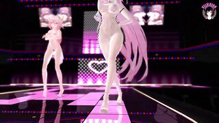 Sexy Cat Girls Dancing Full Nude (3D HENTAI)